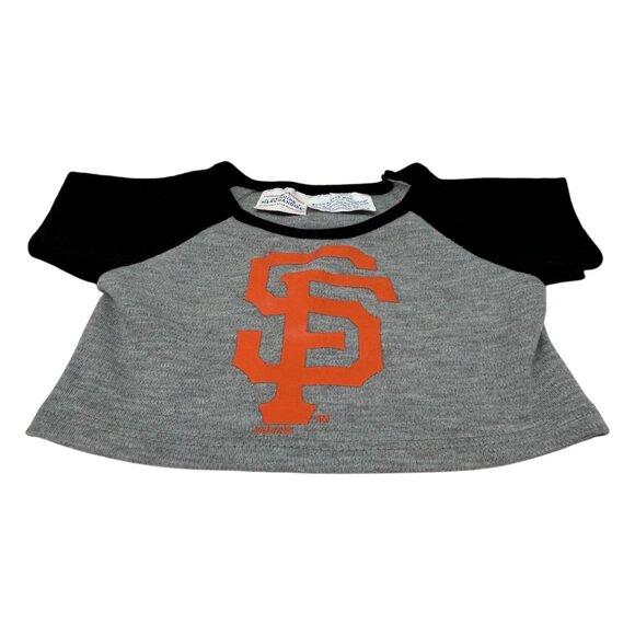 San Francisco Giants Build-A-Bear Gray & Black Raglan Shirt - Picture 6 of 12